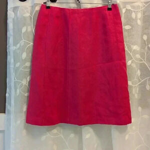 Talbots Irish Linen Skirt, Size 8, Pink